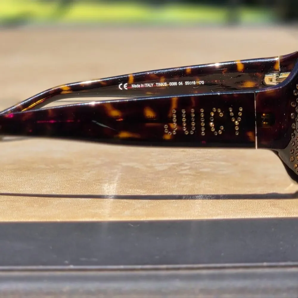 Juicy Couture TINK/S 0086 Tortoise Glasses Eyeglass Frame Only 55-19-130 Italy